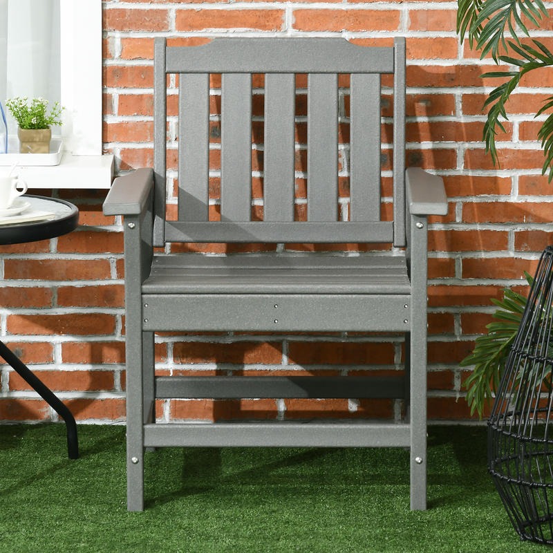 Outdoor Furniture Hdpe - All-Weather Patio Chair, HDPE Patio Dining