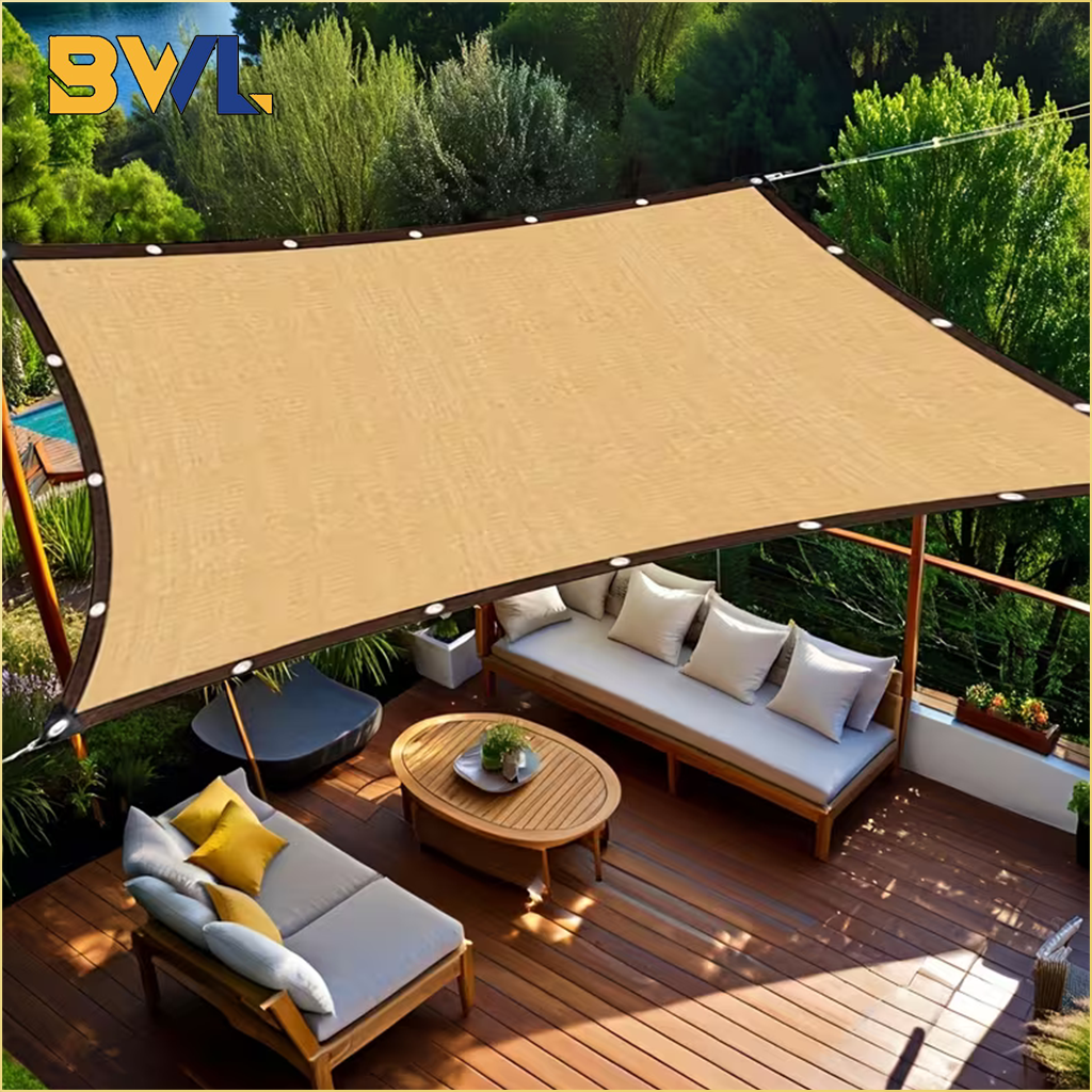 Outdoor Furniture Hdpe - 2x2m 2x4m Sun Shade Net Reinforced