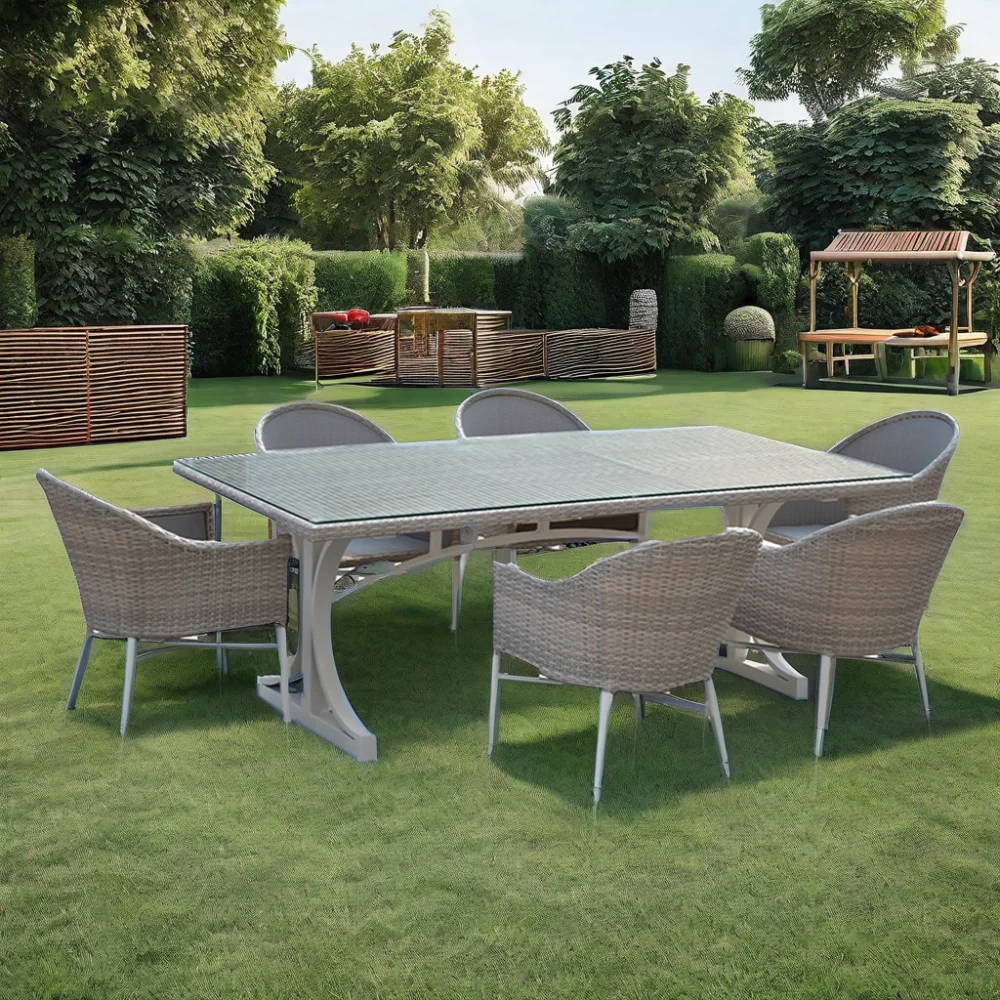 Outdoor Furniture Prices - Discount 7 Pieces Luxury PE Rattan