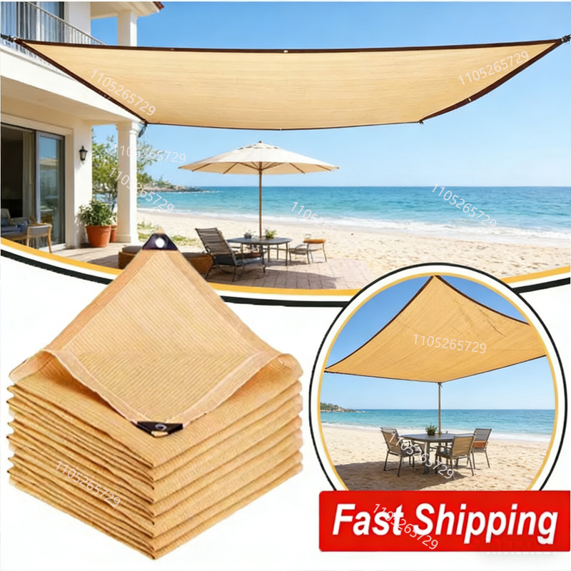 Outdoor Furniture Hdpe - HDPE beige sunshine net garden plant