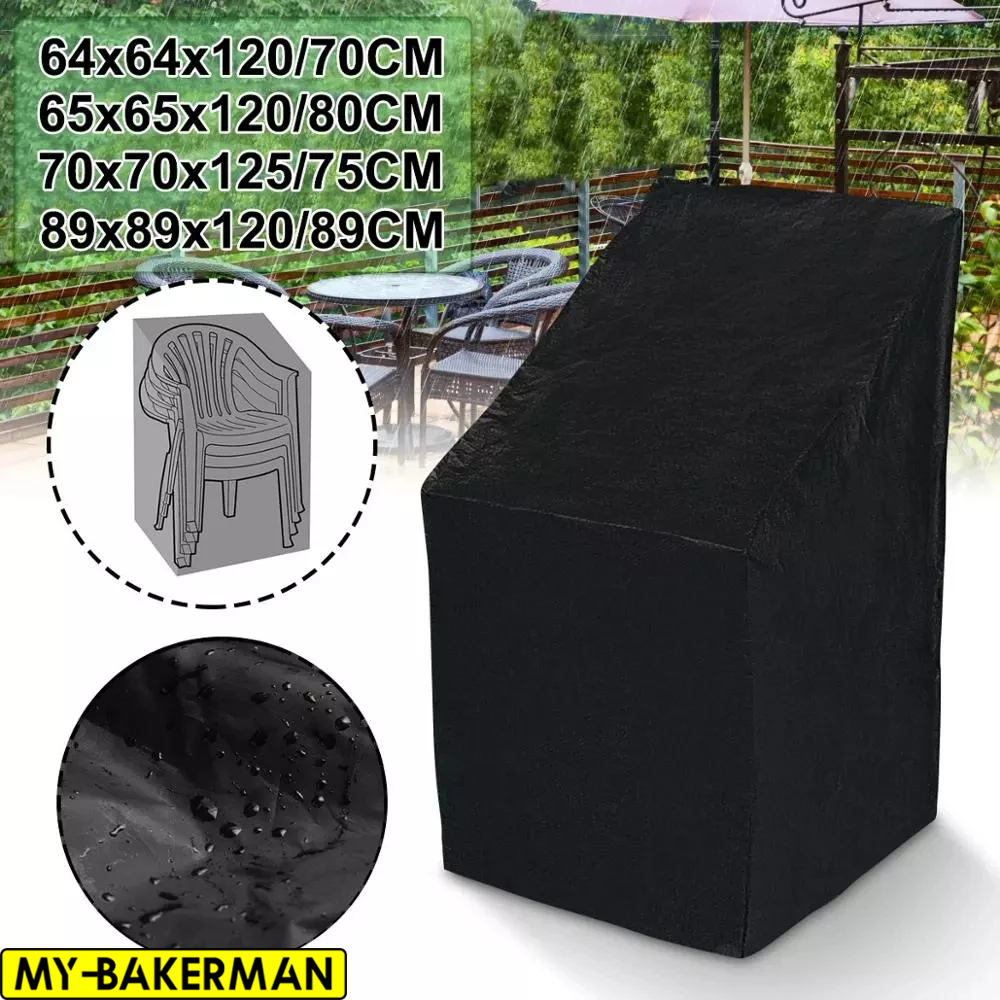 Outdoor Furniture Black - 6 Size Black Outdoor Waterproof Cover