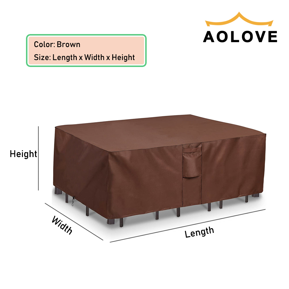 Brown 420D HEAVY DUTY Outdoor  - Outdoor Furniture Sunbrella บทวิจารณ์และราคา