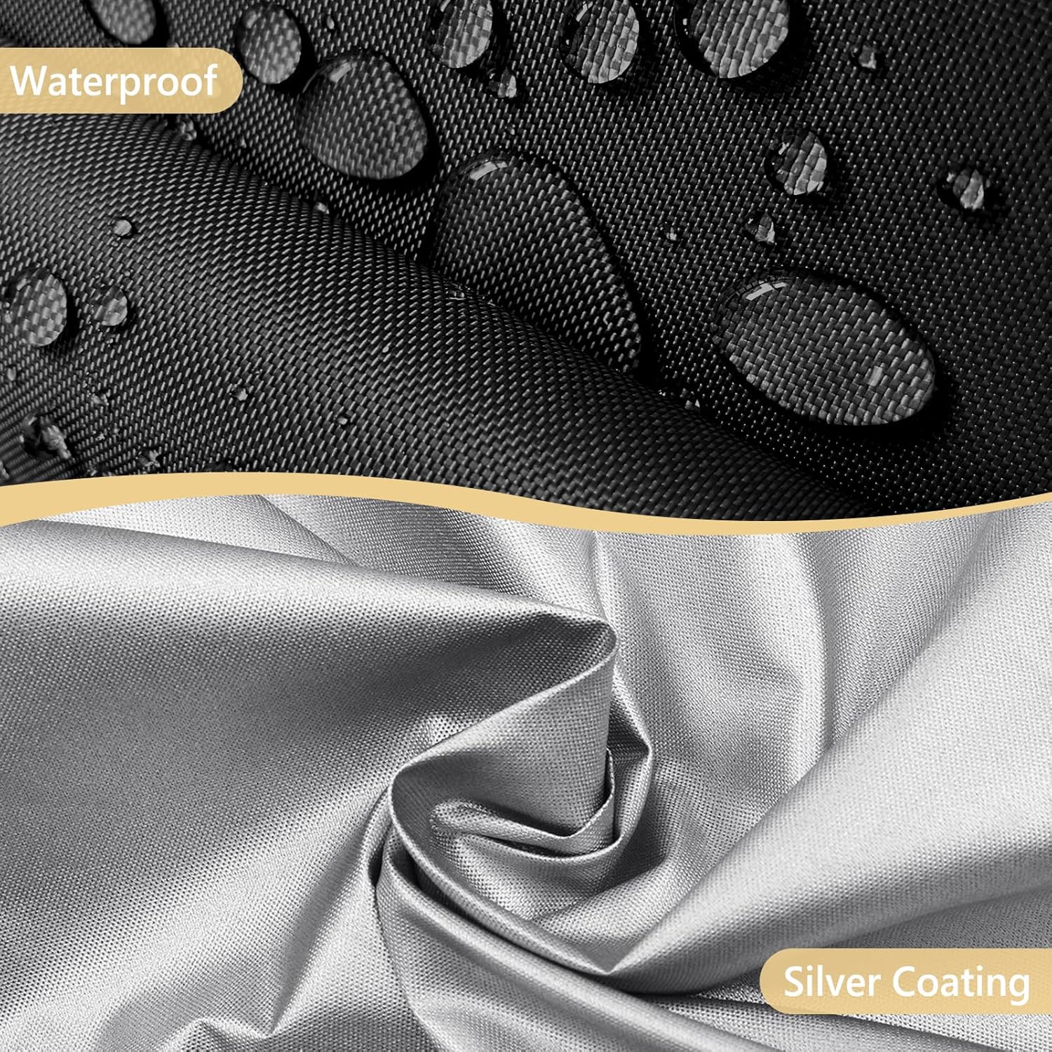 Heavy Duty Waterproof Patio Fu - Outdoor Furniture Black บทวิจารณ์และราคา