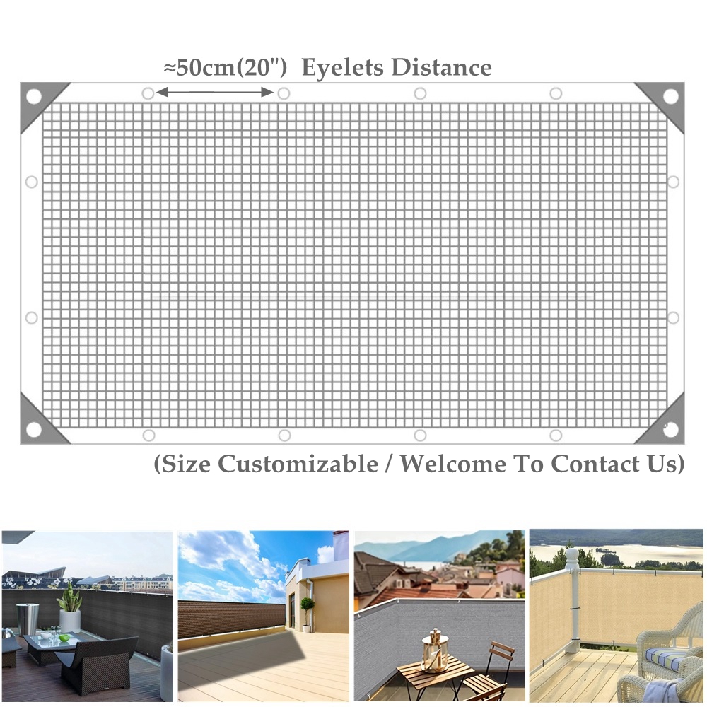 4 Colors Balcony Privacy Scree - Outdoor Furniture Hdpe บทวิจารณ์และราคา