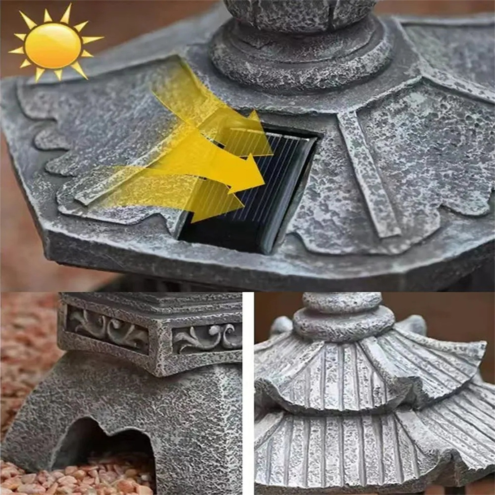 Decoration Zen Ornaments Solar - Outdoor Furniture From China บทวิจารณ์และราคา