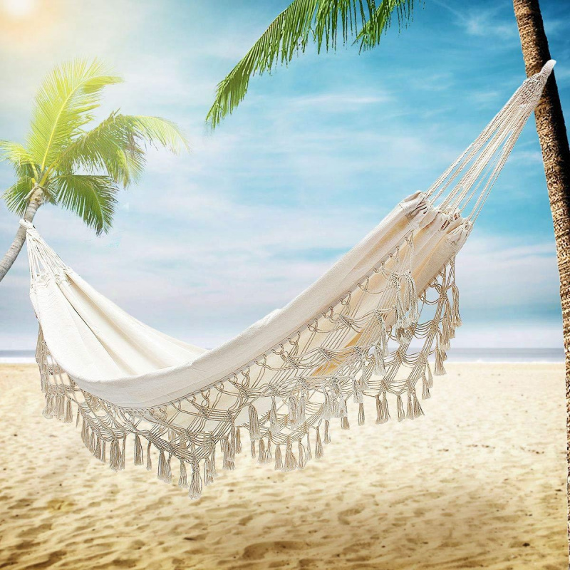 Bohemian Tassel Hammock Comfor - Outdoor Furniture Xl บทวิจารณ์และราคา