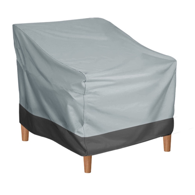 Patio Chair Cover Oxford Cloth - Outdoor Furniture Black บทวิจารณ์และราคา