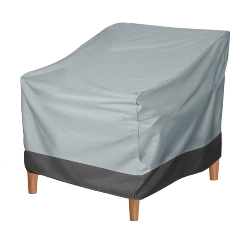 Patio Chair Cover Oxford Cloth - Outdoor Furniture Black บทวิจารณ์และราคา