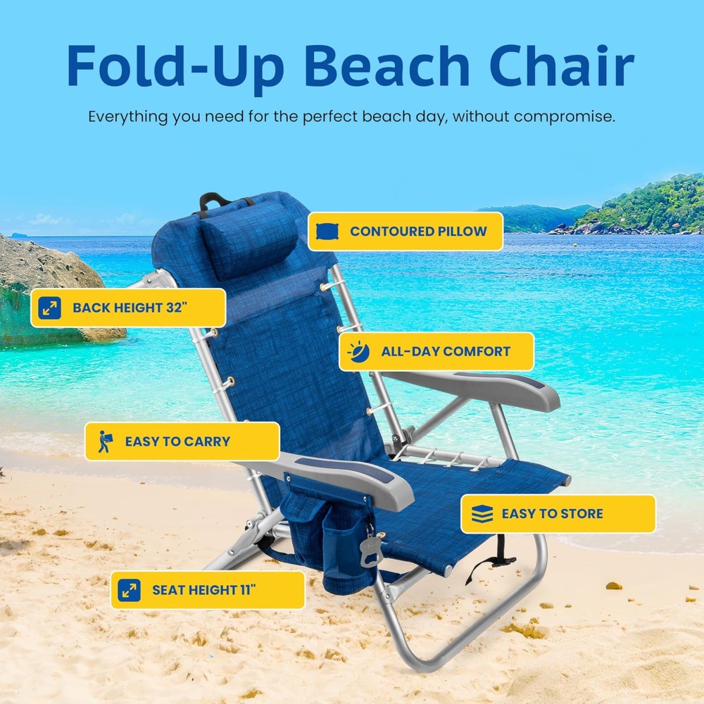 Cooler+ Folding Backpack Beach - Outdoor Furniture Xl บทวิจารณ์และราคา