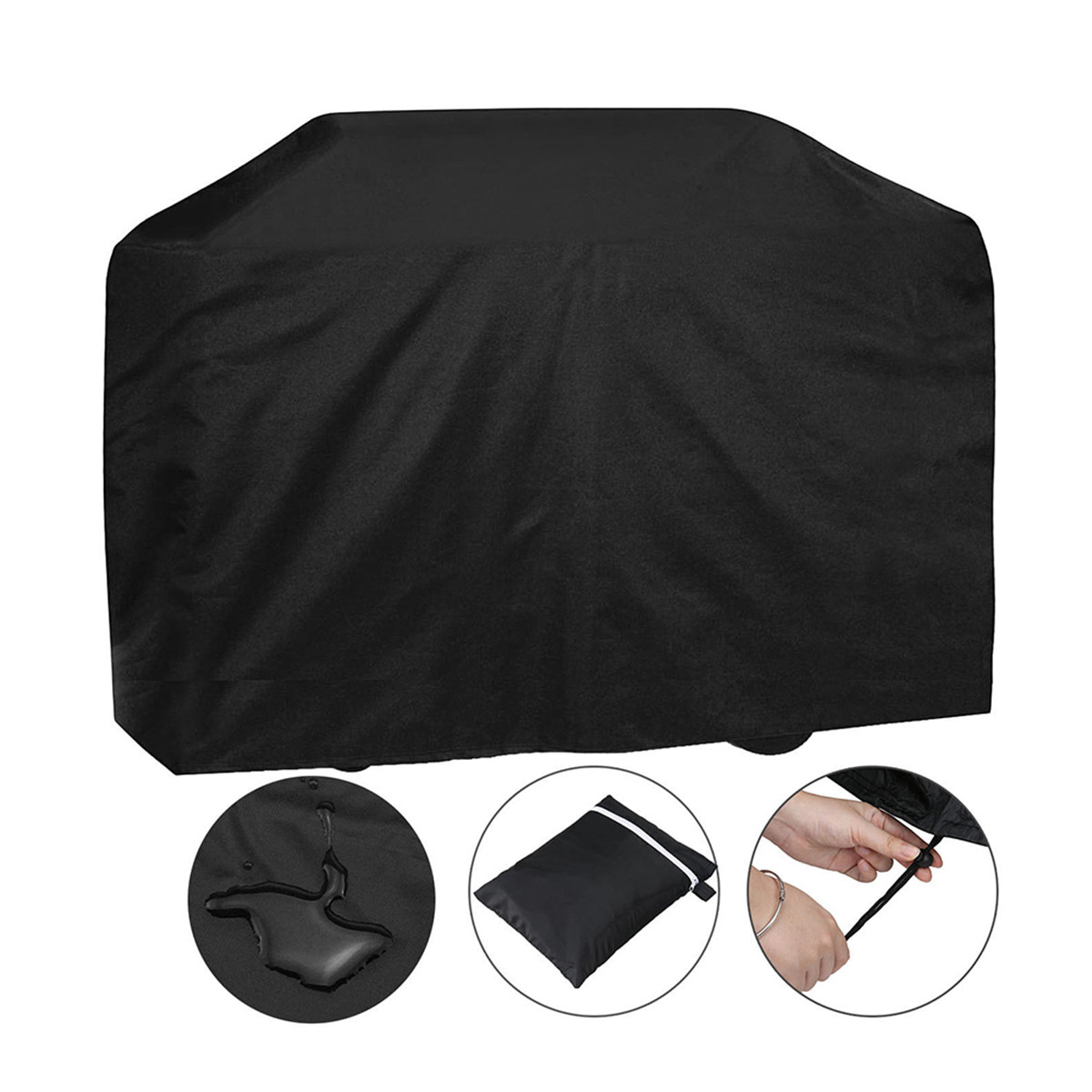 210D Dacron Waterproof Grill C - Outdoor Furniture Black บทวิจารณ์และราคา