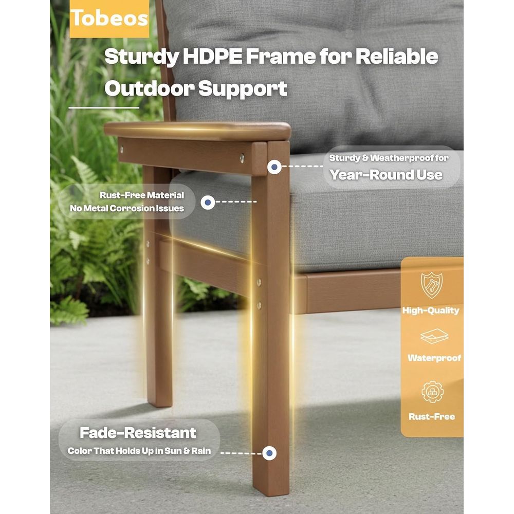 All-Weather HDPE Patio Furnitu - Outdoor Furniture Hdpe บทวิจารณ์และราคา
