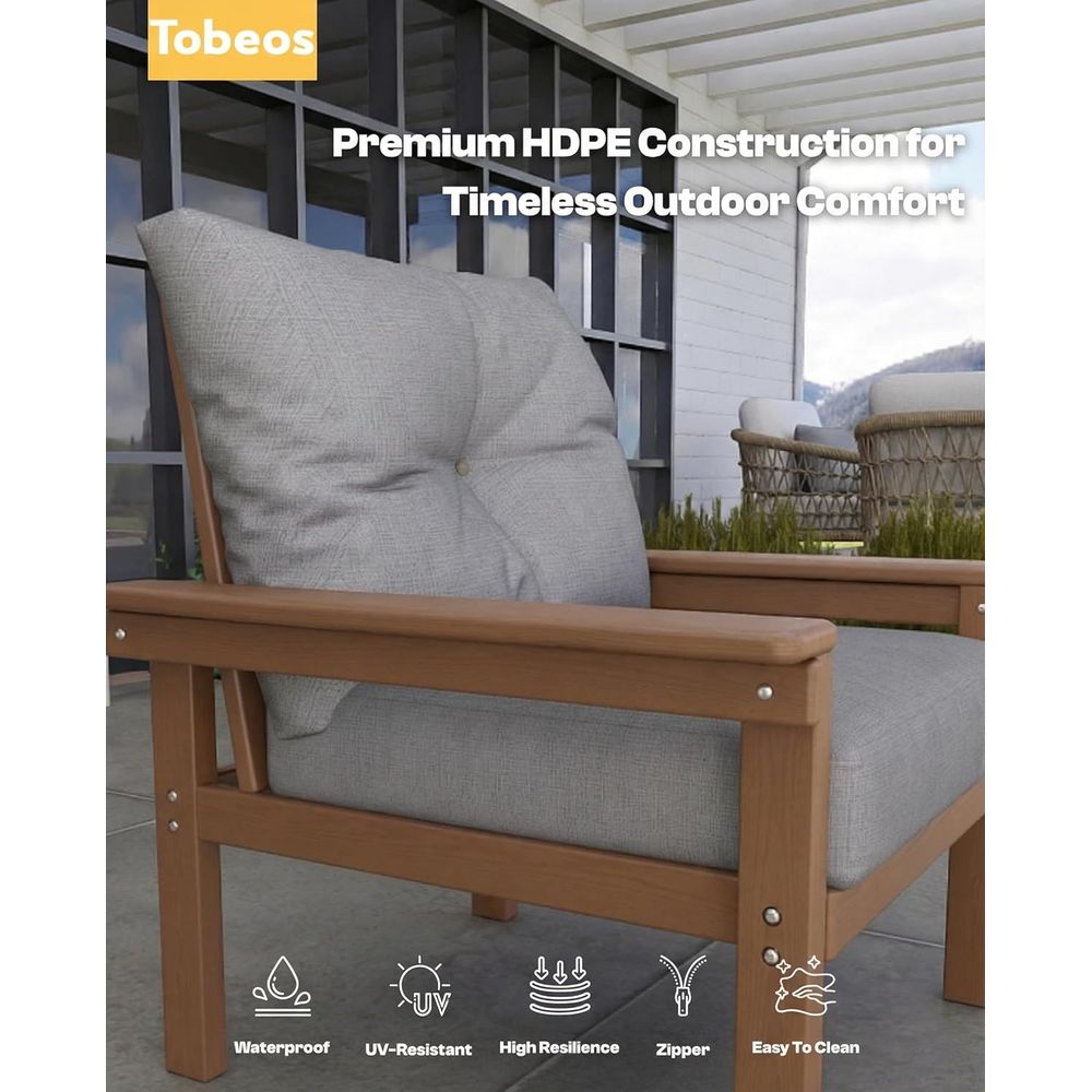 All-Weather HDPE Patio Furnitu - Outdoor Furniture Hdpe บทวิจารณ์และราคา