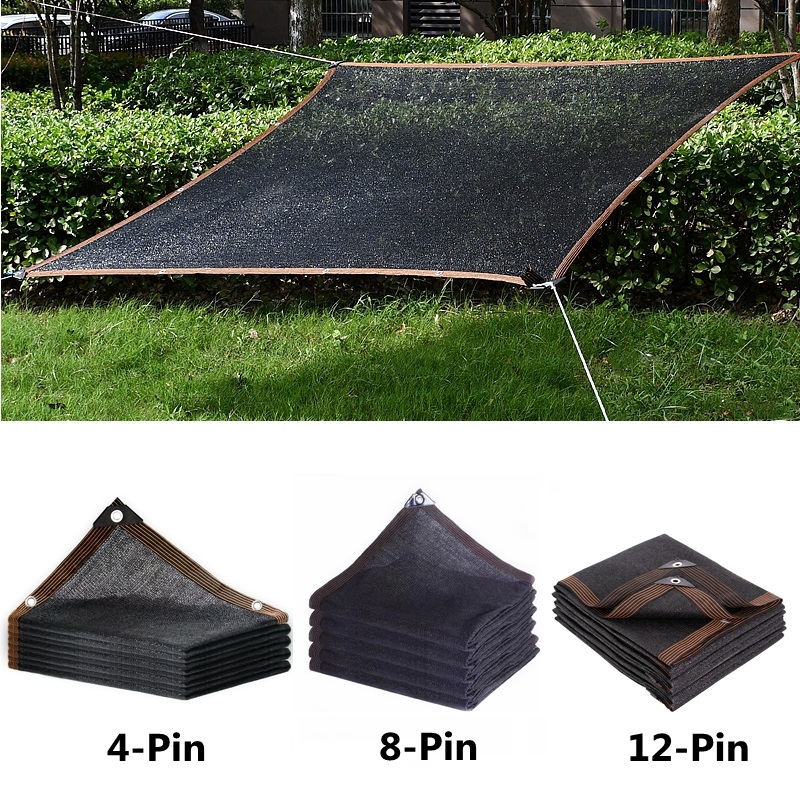 4/8/12PIN Black Sunshade Net S - Outdoor Furniture Hdpe บทวิจารณ์และราคา