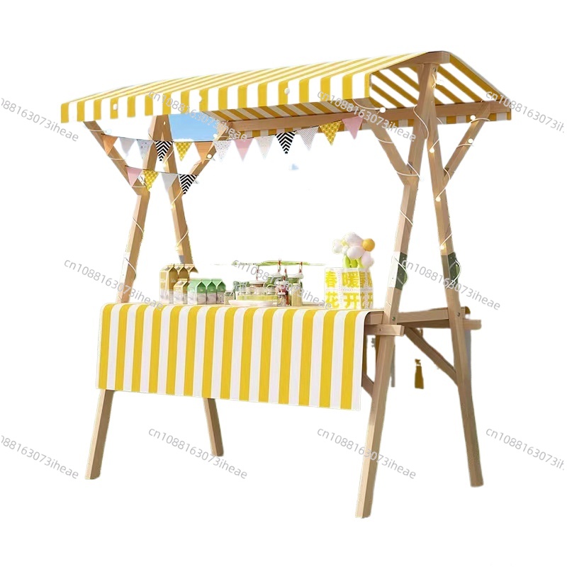 Portable wooden market stall d - Outdoor Furniture Vendors บทวิจารณ์และราคา