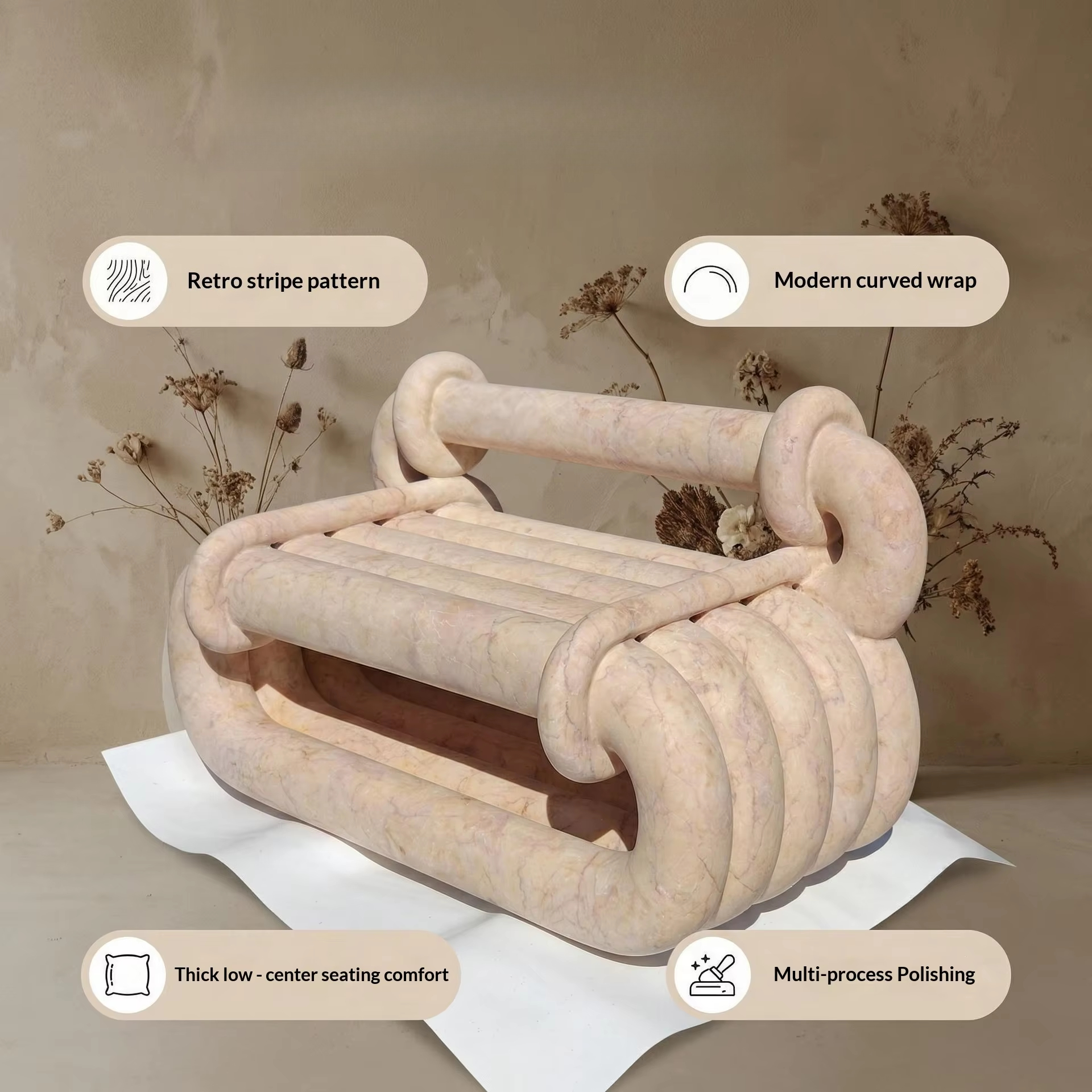 Natural marble polished outdoo - Outdoor Furniture Brands บทวิจารณ์และราคา