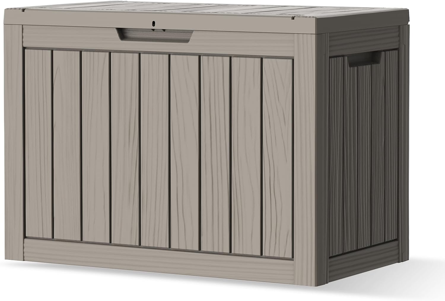 45Gal Black Deck Box - Waterpr - Outdoor Furniture Black บทวิจารณ์และราคา