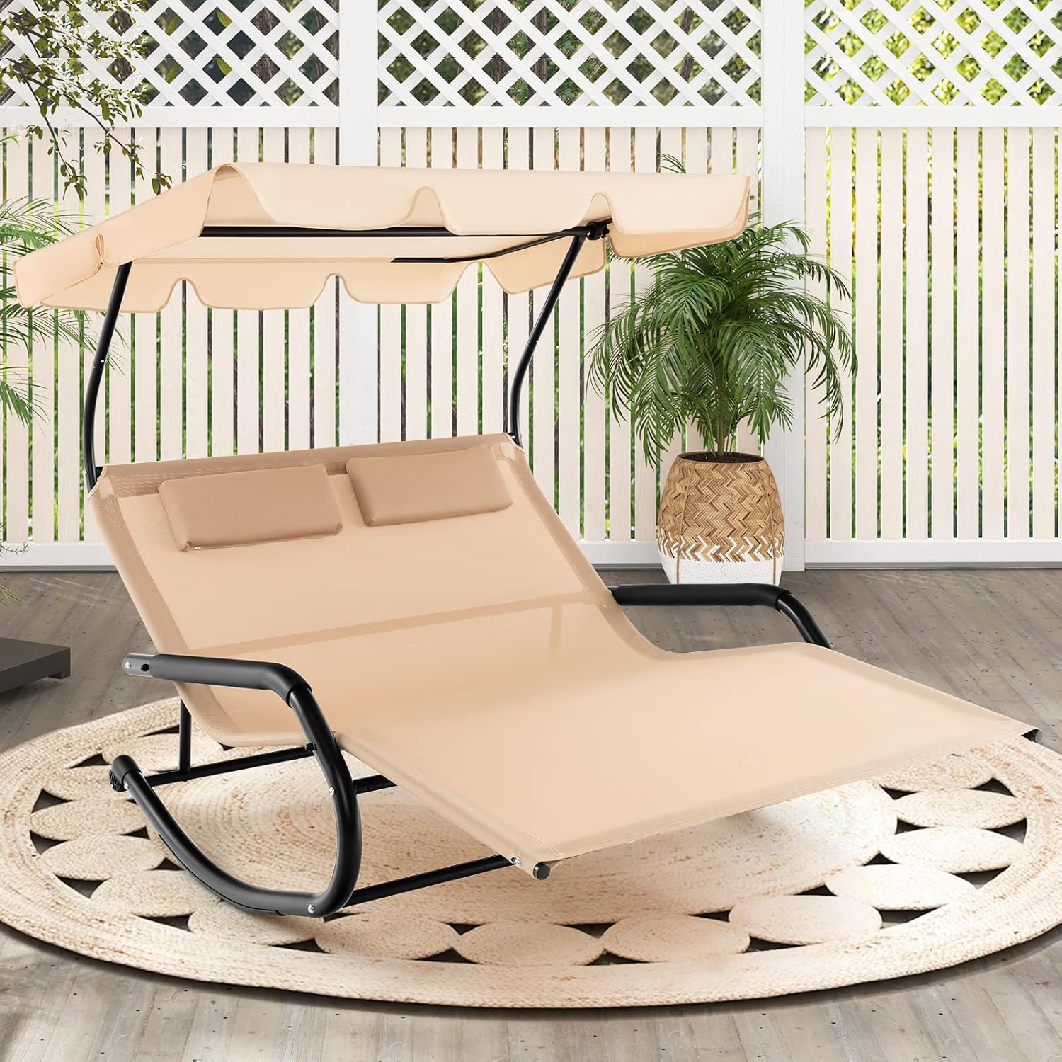 2 Person Adjustable Canopy Lou - Outdoor Furniture Xl บทวิจารณ์และราคา