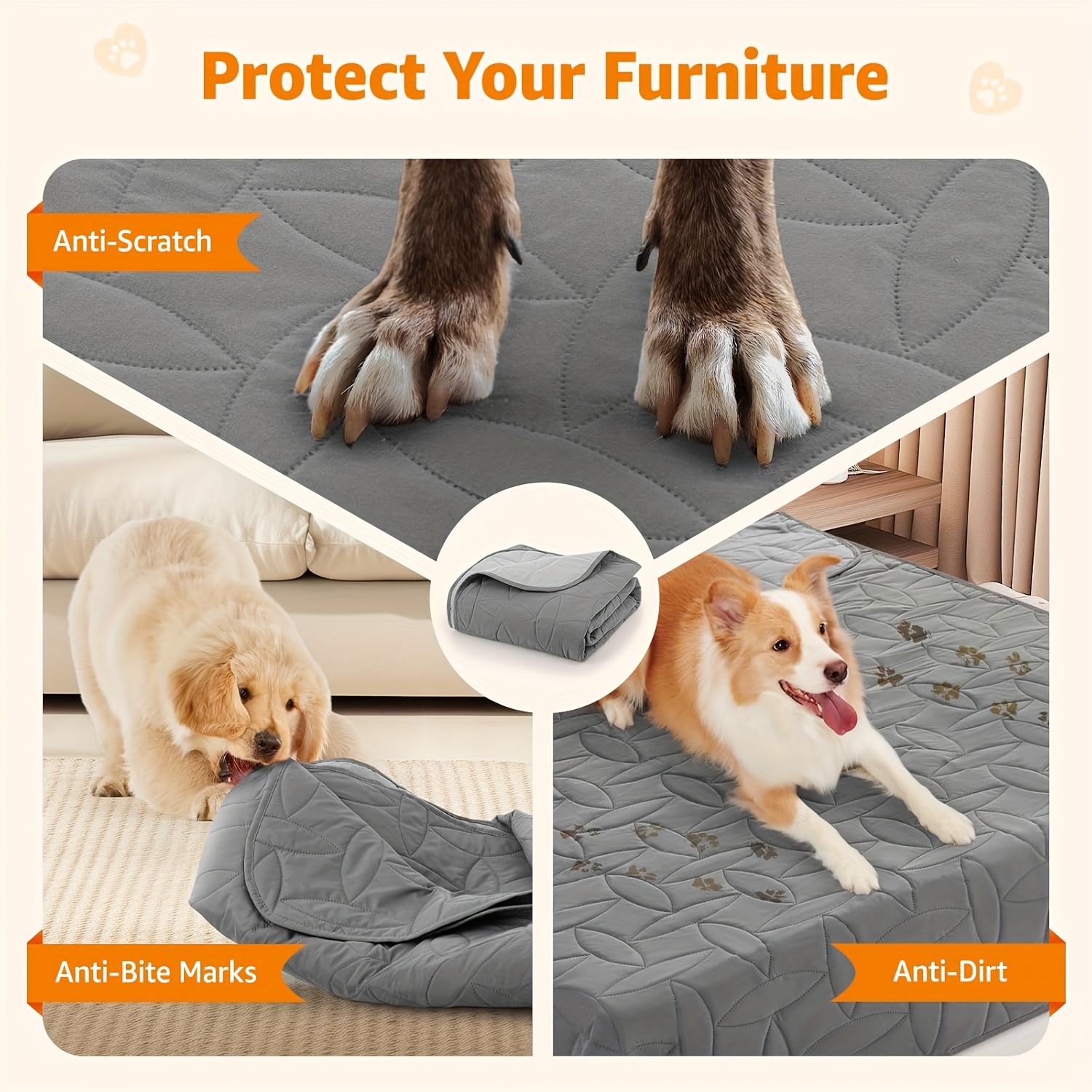 1/2 Pack Dog Blanket, Reversib - Outdoor Furniture From China บทวิจารณ์และราคา
