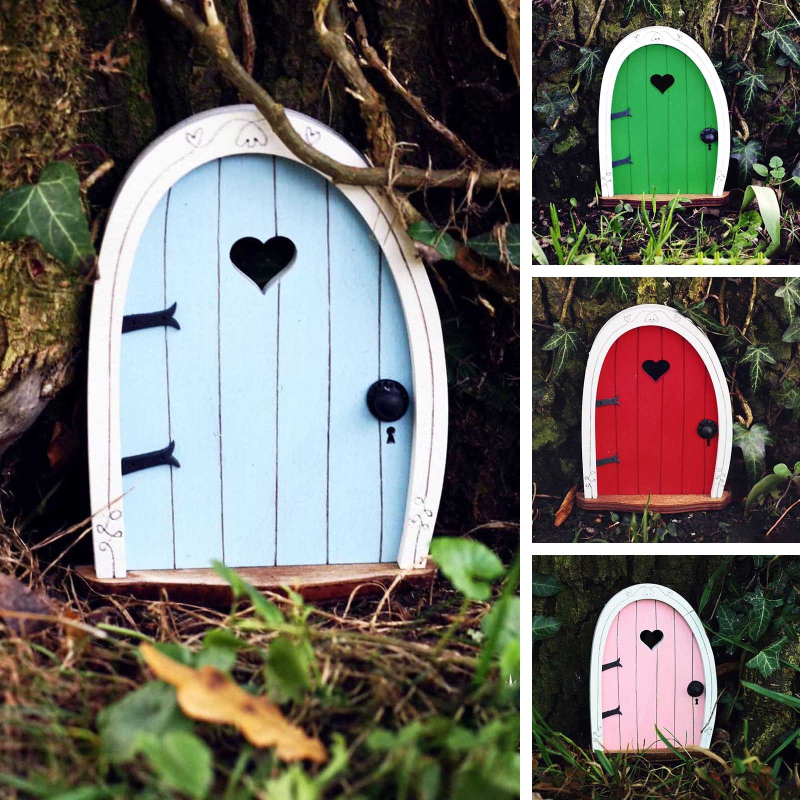Wood Mini Fairy Door Ornament  - Outdoor Furniture From China บทวิจารณ์และราคา