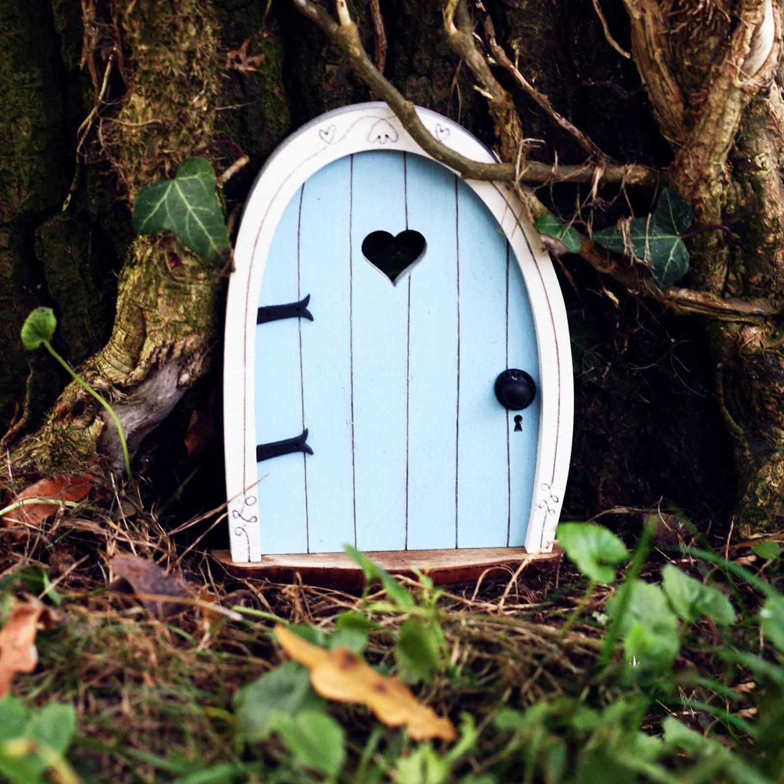 Wood Mini Fairy Door Ornament  - Outdoor Furniture From China บทวิจารณ์และราคา