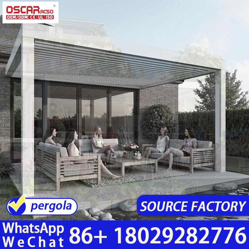 Rainproof Aluminum Louver Perg - Outdoor Furniture Prices บทวิจารณ์และราคา