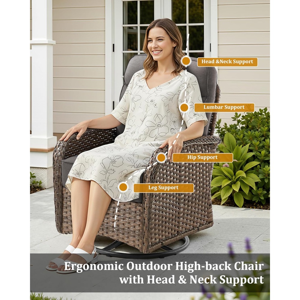 3-Piece Luxury Patio Conversat - Outdoor Furniture From China บทวิจารณ์และราคา
