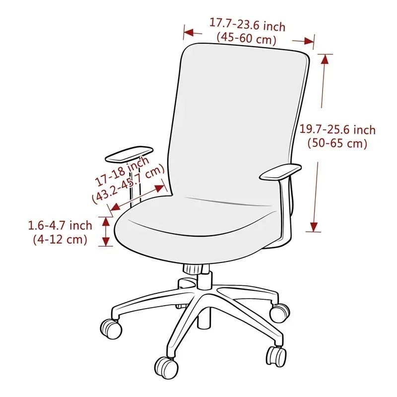 1PC Jacquard Office Chair Cove - Outdoor Furniture Xl บทวิจารณ์และราคา