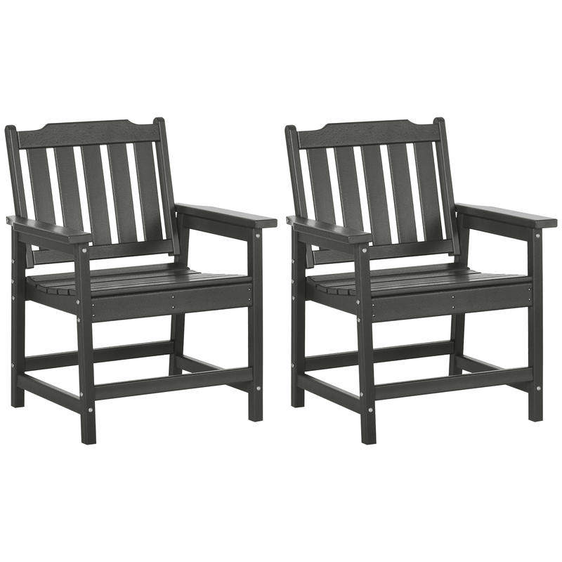 2 Piece All-Weather Patio Chai - Outdoor Furniture Hdpe บทวิจารณ์และราคา