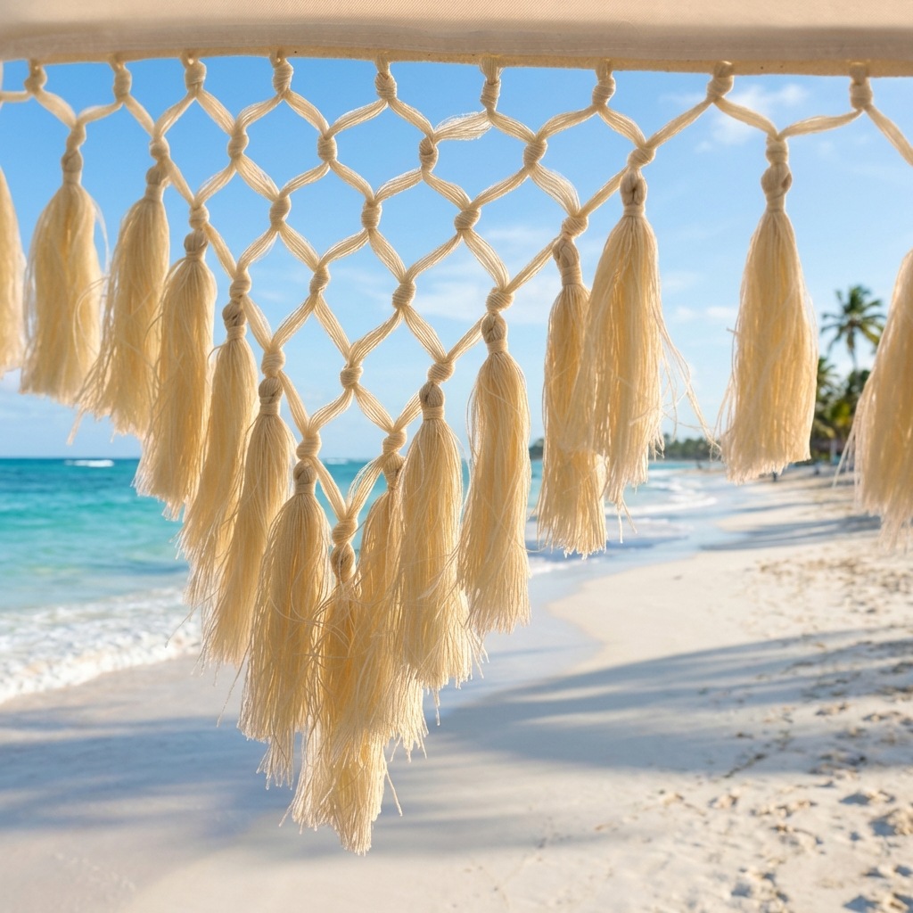Tassel Patio Umbrella Portable - Outdoor Furniture Vendors บทวิจารณ์และราคา
