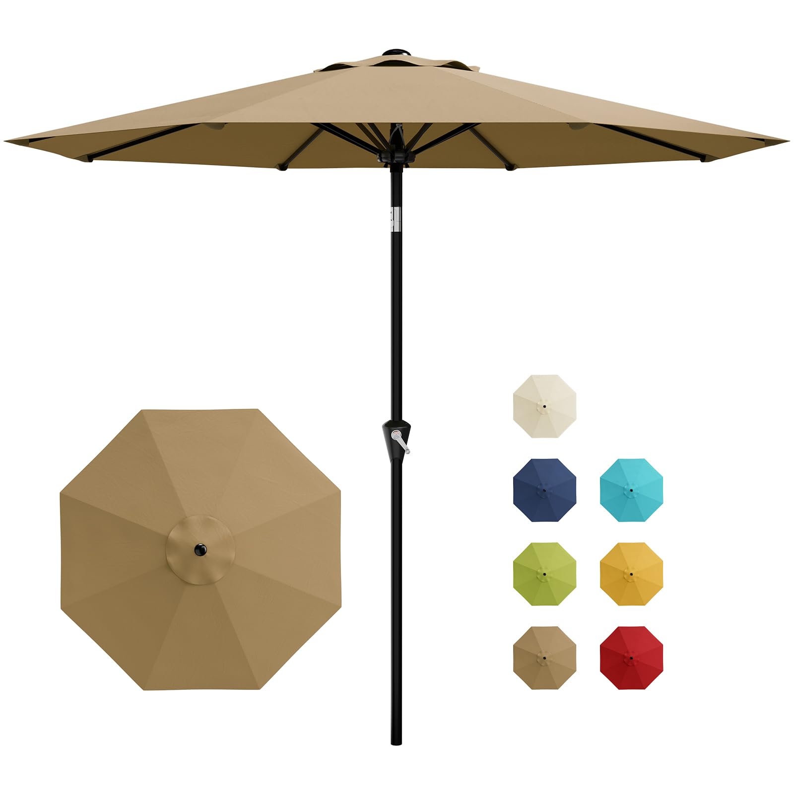 9FT Patio Umbrella - Outdoor T - Outdoor Furniture Sunbrella บทวิจารณ์และราคา