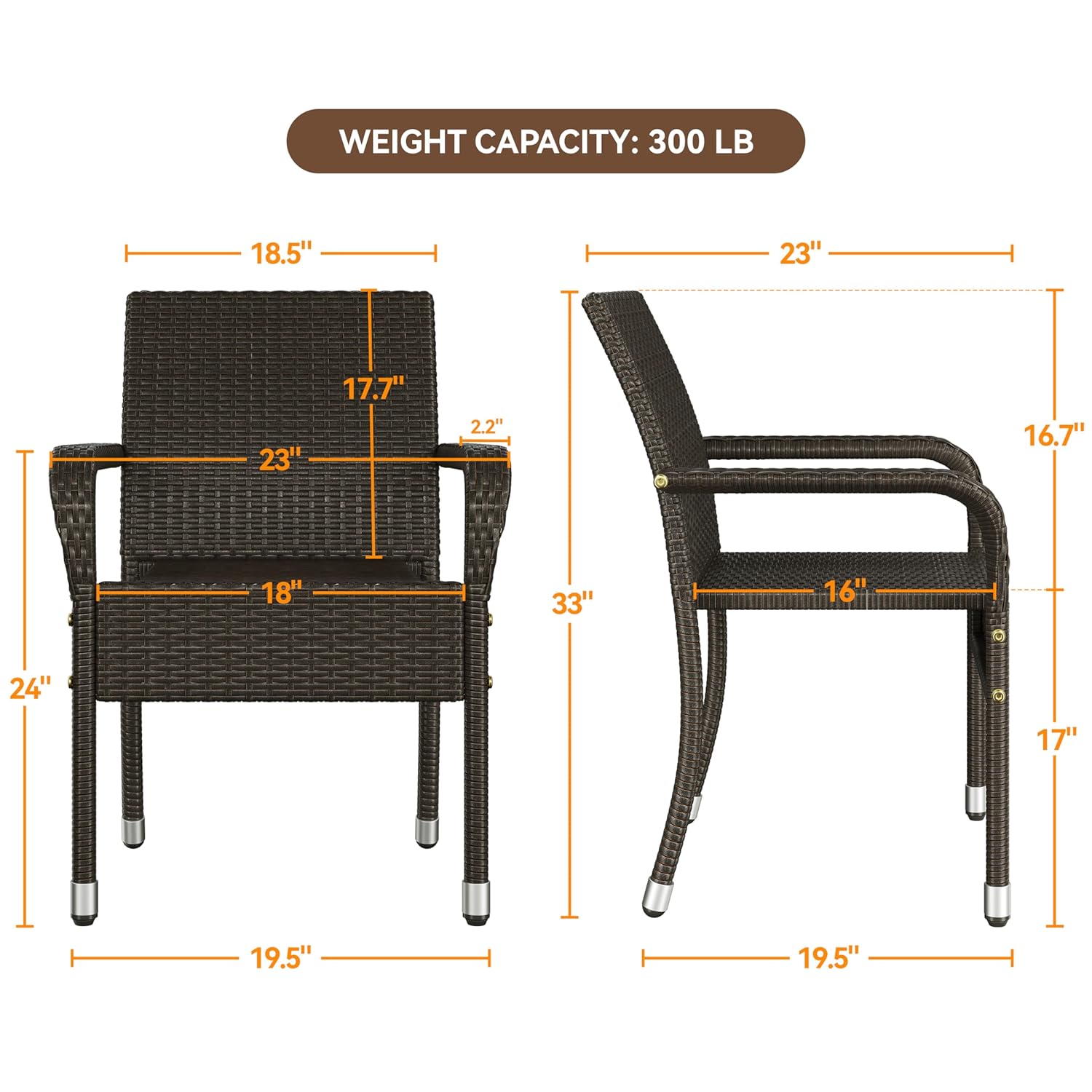 Stackable Outdoor Rattan Dinin - Outdoor Furniture Hdpe บทวิจารณ์และราคา