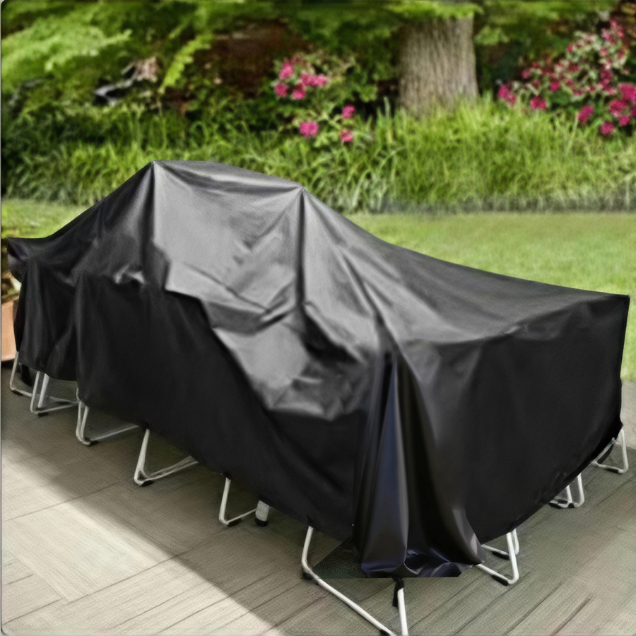 Durable Pure Black PVC Waterpr - Outdoor Furniture Black บทวิจารณ์และราคา