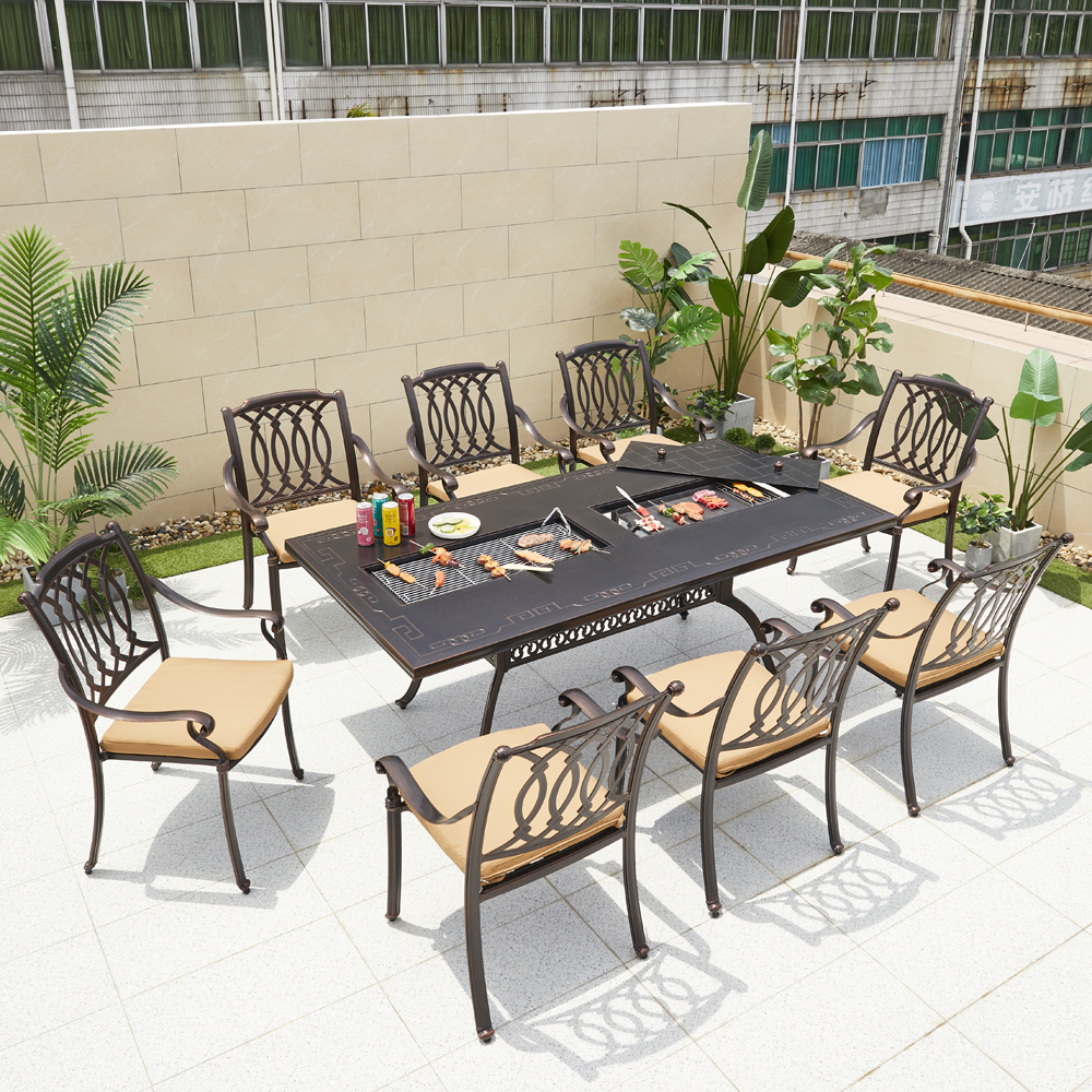Modern Style Cast Aluminum Gar - Outdoor Furniture From China บทวิจารณ์และราคา