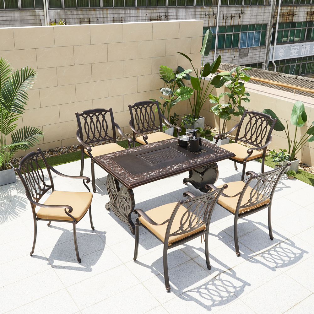 Modern Style Cast Aluminum Gar - Outdoor Furniture From China บทวิจารณ์และราคา