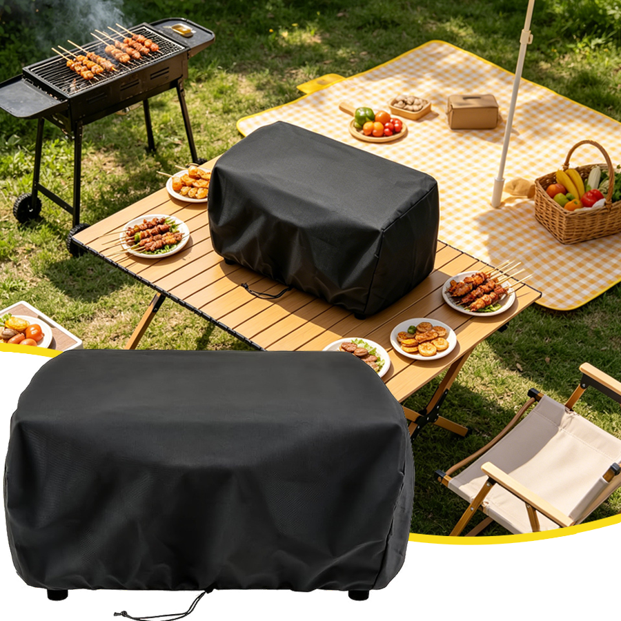 1pc Black Oven Protective Cove - Outdoor Furniture Black บทวิจารณ์และราคา