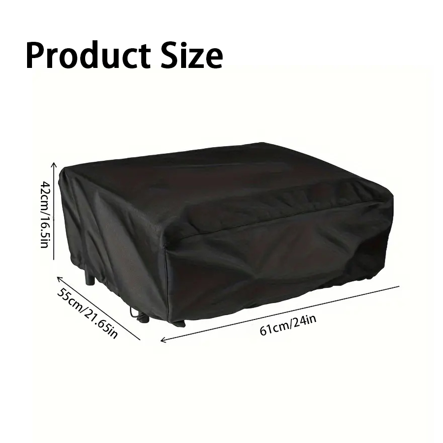 1pc Black Oven Protective Cove - Outdoor Furniture Black บทวิจารณ์และราคา