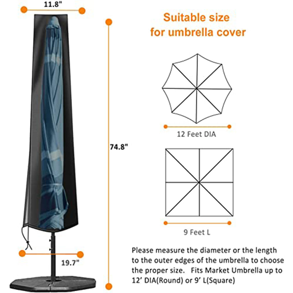 Universal Parasol Cover Waterp - Outdoor Furniture Sunbrella บทวิจารณ์และราคา