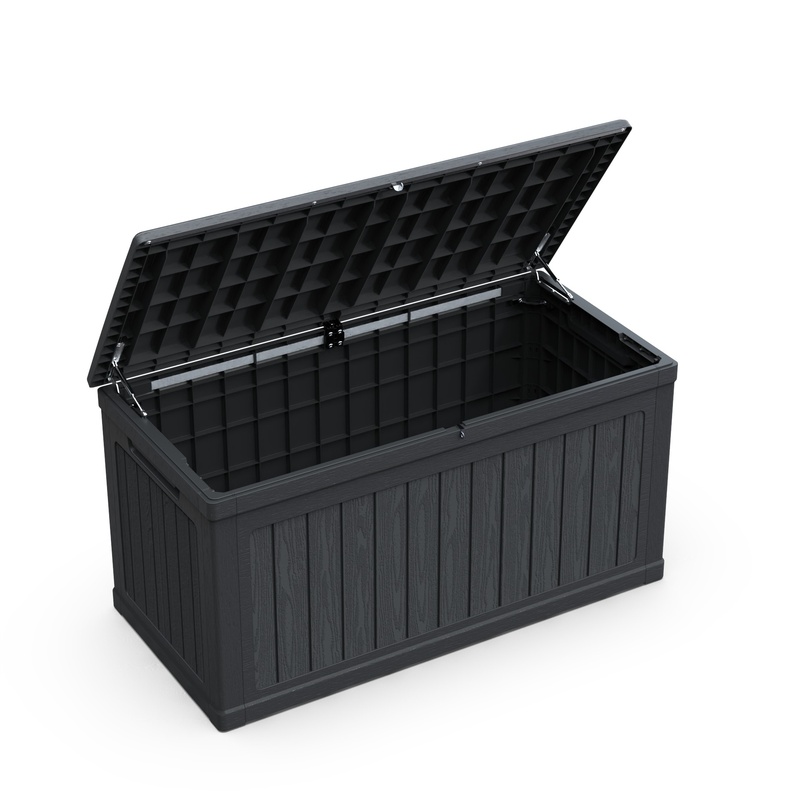 XXL Outdoor Storage Box for Pa - Outdoor Furniture Black บทวิจารณ์และราคา