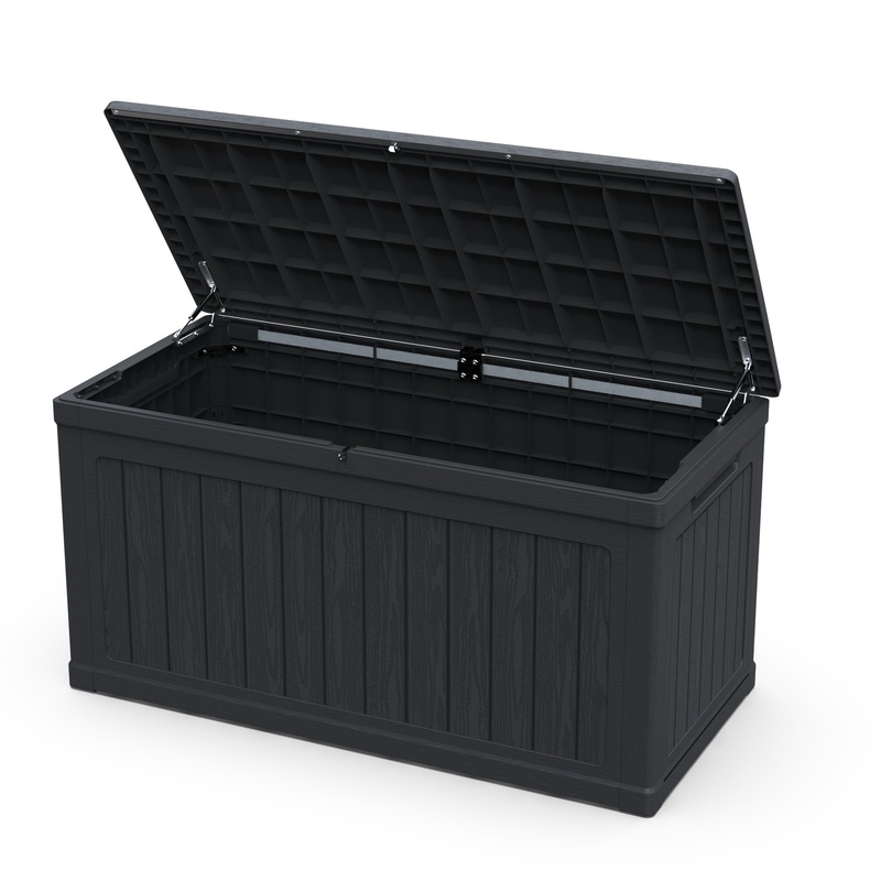 XXL Outdoor Storage Box for Pa - Outdoor Furniture Black บทวิจารณ์และราคา