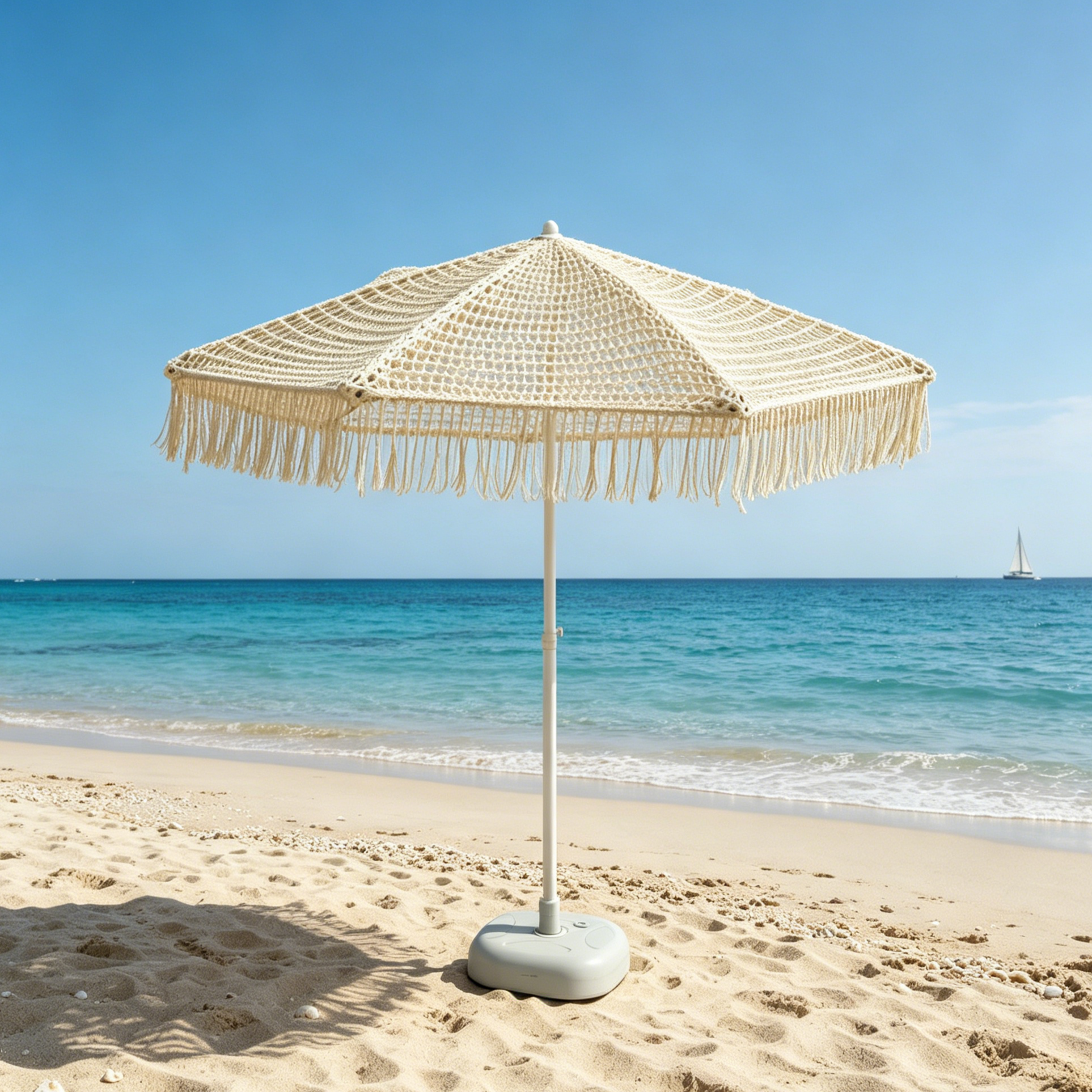Tassel Patio Umbrella Sun Prot - Outdoor Furniture Vendors บทวิจารณ์และราคา