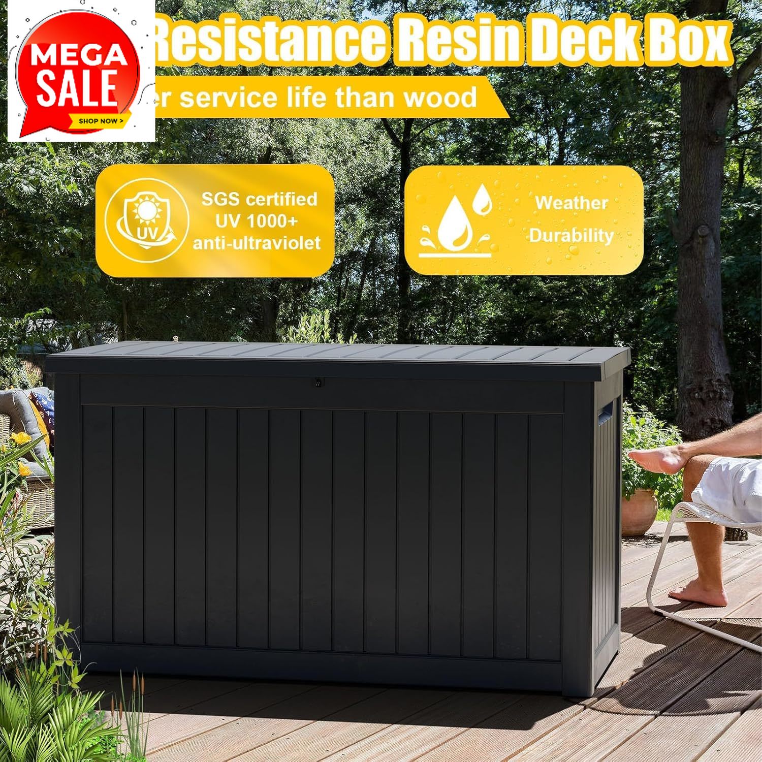 Sale price 280 Gallon Resin De - Outdoor Furniture Prices บทวิจารณ์และราคา