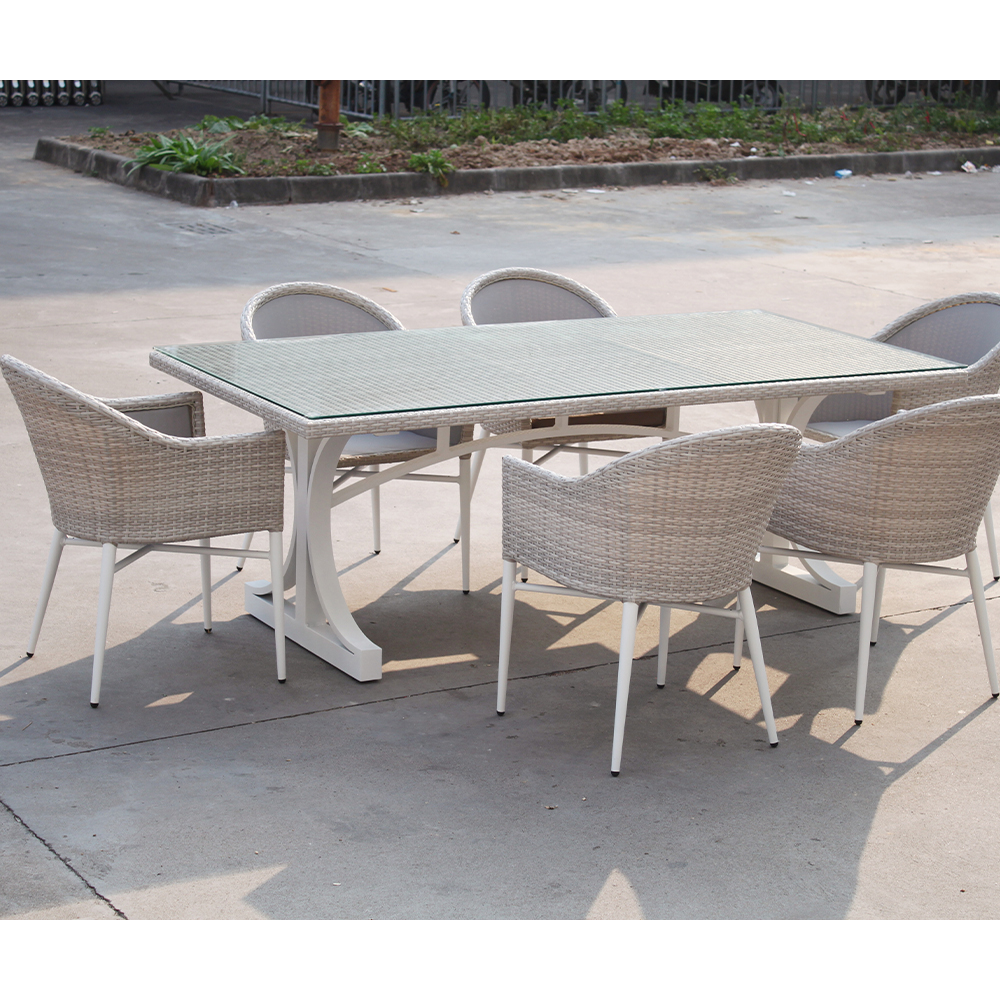 Discount 7 Pieces Luxury PE Ra - Outdoor Furniture Prices บทวิจารณ์และราคา