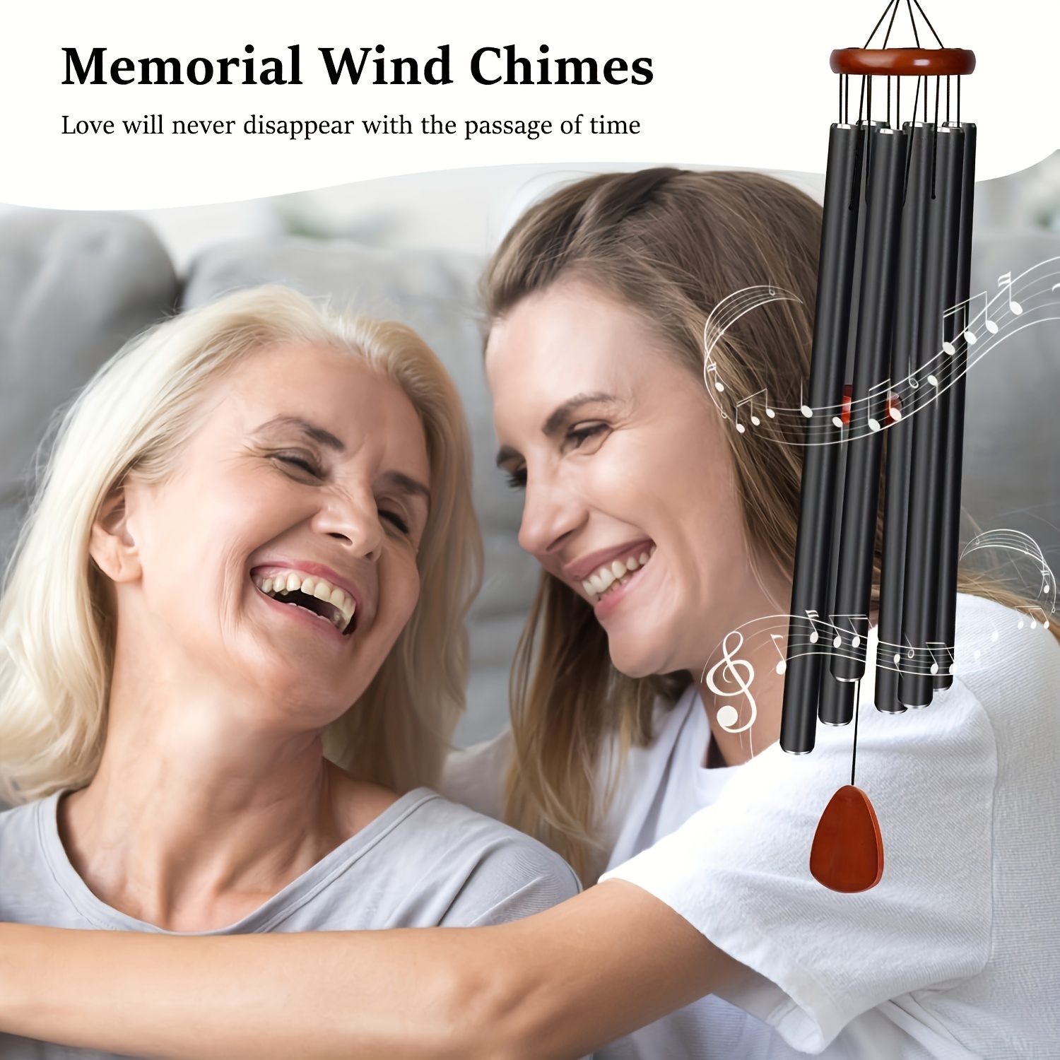 Black Classic Wind Chime - wit - Outdoor Furniture Black บทวิจารณ์และราคา