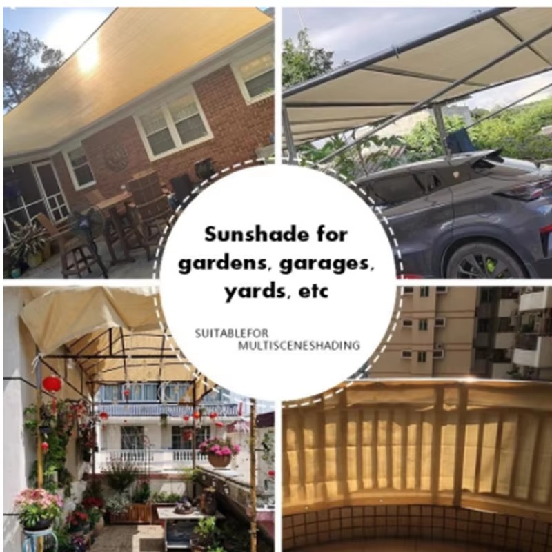 HDPE beige sunshine net garden - Outdoor Furniture Hdpe บทวิจารณ์และราคา