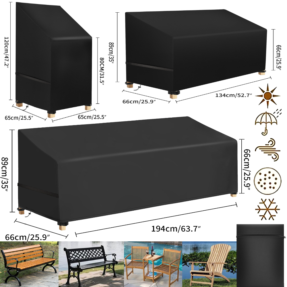 Waterproof Patio Chair Dust Co - Outdoor Furniture Sunbrella บทวิจารณ์และราคา