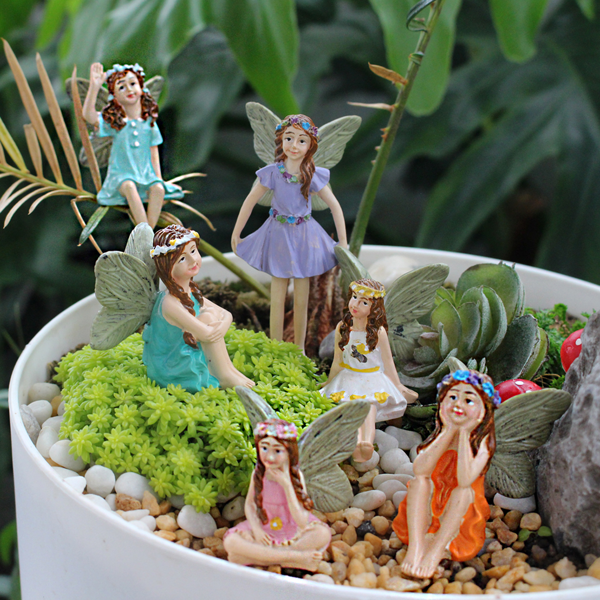 Fairy stake set：6PCS，Garden Fa - Outdoor Furniture From China บทวิจารณ์และราคา