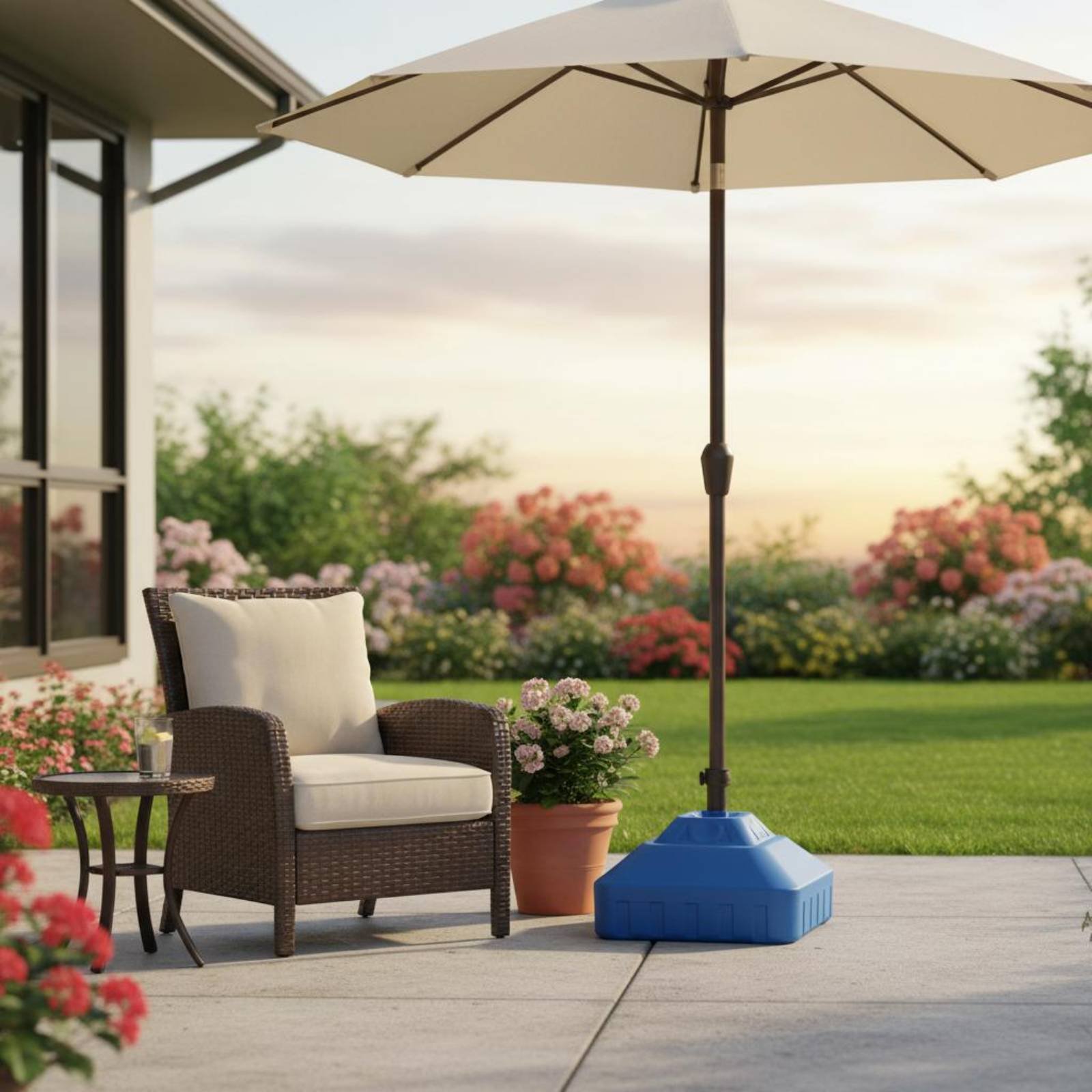 Water Fill Umbrella Base Stabl - Outdoor Furniture Vendors บทวิจารณ์และราคา